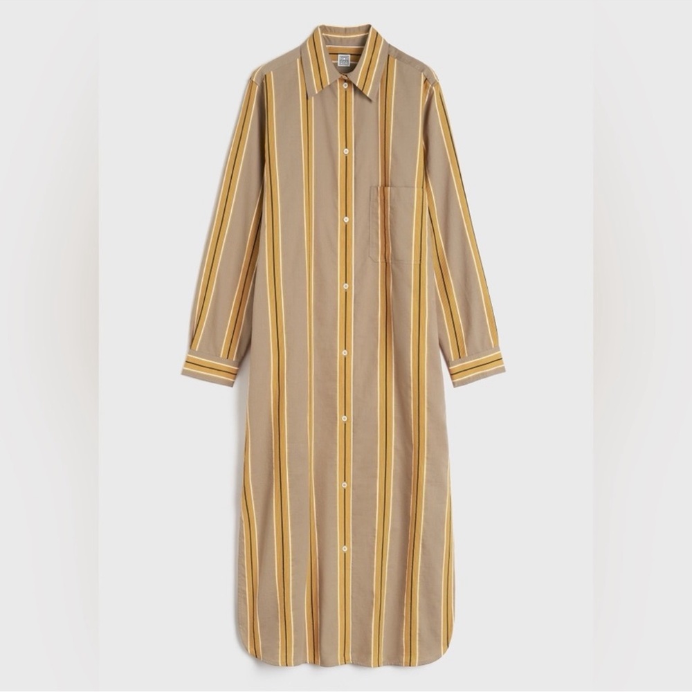 TOTEME
Jacquard striped cotton-blend shirt dress XS - Picture 10 of 10